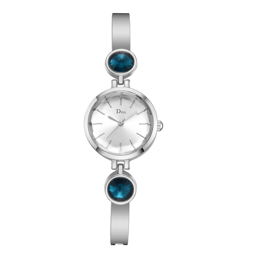 Simple Women's Watches DISU Disc Bracelet  Ladies Quartz Wristwatch Alloy Strap Luxury Clock Fashion Dress  Gift Reloj Mujer @50