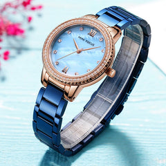 MINIFOCUS Fashion Women Watches Waterproof Stainless Steel Watch Woman Lady Women's Wristwatches Ladies Watches Top Brand Luxury