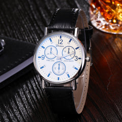 Men Women Wrist Watch Blu Ray Glass Neutral Quartz Simulates Wristwatch Mens Reloj Hombre 2019 clock men relogio masculino