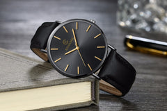 Ultra-thin 6.5mm Watch Men's Elegant Fashion KEMANQI Watches Simple Business Men Quartz Watches Roman Masculine Male Clock reloj