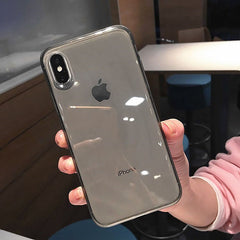 Colorful Transparent Silicone Frame Phone Case For iPhone 11 X XR XS Max 8 7 6 6SPlus Soft TPU Protection Cover For iPhone 11Pro