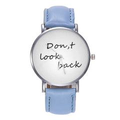 The Current Popular Factor Dicaihong   Don,t Look back Letter Watch Kol Saati Montre Femme  Zegarki Damskie Reloj De Mujer@50