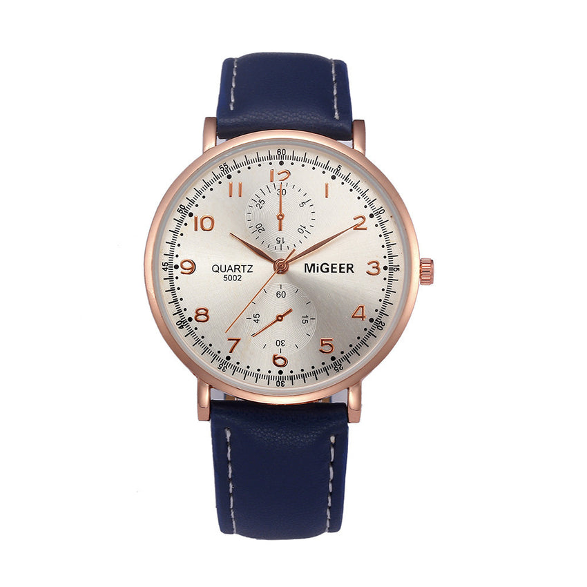 DISU Men Watches Stylish And Simple Temperament Belt unique watch for men relogios masculino