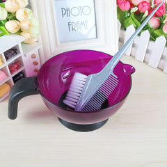 1Pc Salon Hairdressing Hair Dye Plastic Tint coloring Long Handle Mixer Blender /Mixing Cup Blending Bowl Hair Styling Tool