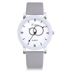 Top Brand Women Watches Casual Dial Ladies Business Quartz Wristwatch Temperament  Leather Strap Clock Dress Reloj Mujer @50