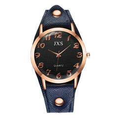 Simple Style Roman Numerals Leather Strap Ladies Watch Temperament Women's Watches Bayan Kol Saaty Fashion Minimalism Clock@50