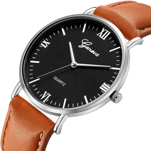 Geneva Women Wrist Watch Classic Luxury Stainless Steel Analog Quartz Analog Ladies Watches Fashion Watch 2019 Womens watches