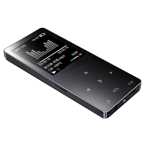 Original MP3 Player 8GB High Sound Quality Entry-level Lossless Metal Music Player with Built-in speaker E-books FM