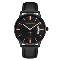 Men's Wrist Watch Military Leather Date Quartz Analog Army Quartz Business wristwatch mens  watches mens 2019 clock men