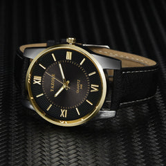 YAZOLE Men Watches 2019 Luxury Brand Stainless steel Leather Band Analog Quartz Wrist Watch Man relogio masculino orologio uomo