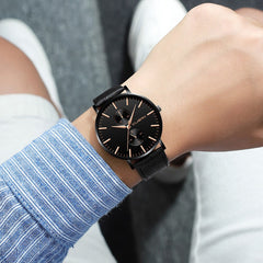 Men's Wrist Watch Leather Military Alloy Analog Quartz  Business watch man watches mens 2019 relogios masculino