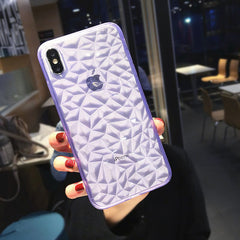Colorful Frame Transparent Clear Phone Case For Iphone 6 6s plus 7 8plus X XS XR XS Max Soft TPU Full Protective Back Covers