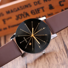 Men Wrist Watch Luxury Stainless Steel Quartz Date Sport Leather Band Dial Watch Man Reloj Hombre 2019 Men Wristwatch Clock