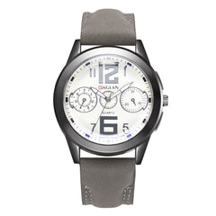 Men Wristwatch Fashion Quartz High Quality Leather Blu Ray Glass Clock Watch Man Watches Mens 2019 relogios masculinos