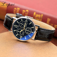Lvpai Man Wrist Watch Casual Leather Band Analog Quartz Watches mens 2019 men wristwatch clock