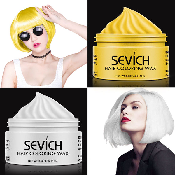 Sevich hair color wax hair dye permanent hair colors cream unisex strong hold grandma grey disposable pastel dynamic hairstyles
