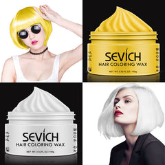 Sevich hair color wax hair dye permanent hair colors cream unisex strong hold grandma grey disposable pastel dynamic hairstyles