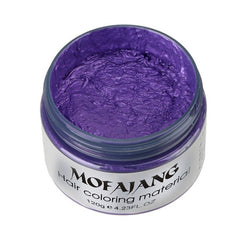 Y&W&F Hair Color Wax Hair Dye 7 Colors Temporary Disposable Hair Chalk Paste Creme One-Time DIY Mud Molding Modeling Easy Wash