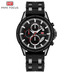 NIMIFOCUS Blue Watch Men Top Quality Chronograph Men's Watches Quartz Watches Men Sports Watch Silicone Rubber Strap Wristswatch