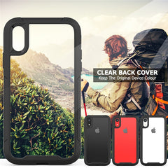 PC+TPU Military Shock Absorption Case for iPhone 11Pro X XR XS XS Max Transparent Ultra-Thin Protective Case for 6 6s 7 8 Plus