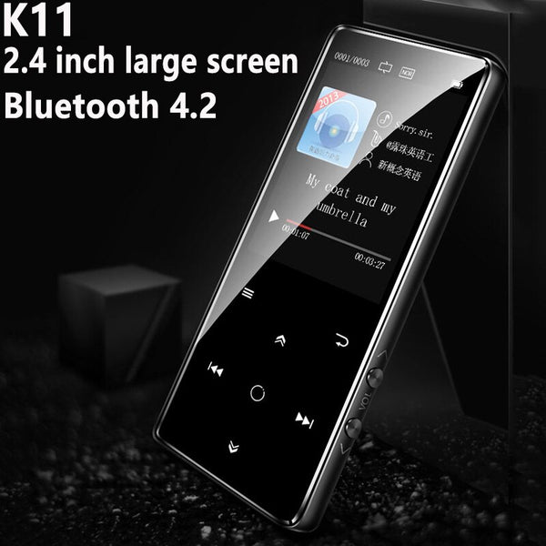Original metal HIFI Bluetooth4.2 Mp3 Music Player Lossless Mini Portable APE FLAC Audio Players FM Radio E-book Voice Recorder