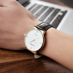 YOLAKO Men's Wrist Watch Casual Quartz Leather Band Strap Analog watch man watches mens 2019 men wristwatch clock