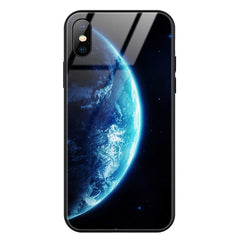 Case For iPhone XS Max XR X 8 Case Silicon Slim Back Tempered Glass Starry sky For iPhone 8 7 Plus 6 6s 8Plus Cases Cover Capa