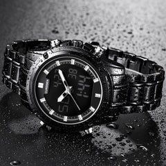 Men Watch Casual LED Digital Strap Stainless Steel Gift Watch Mens Reloj Hombre 2019 Men Wristwatch Clock relogio masculino