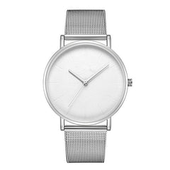 Hot Sale Women Watch Large Dial Thin Scale Clock  Business Leather Strap Quartz  Ladies  Wristwatch Simple Zegareki Damsk@50