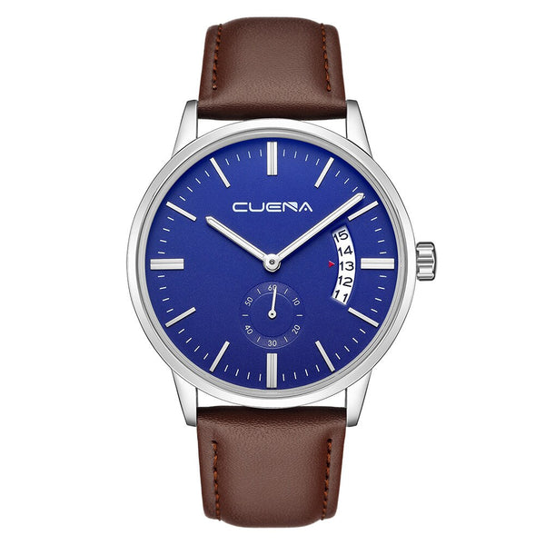 Men's Wrist Watch Military Leather Date Quartz Analog Army Quartz Business wristwatch mens  watches mens 2019 clock men
