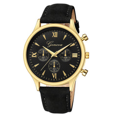 DISU Men Watches Luxury Faux Leather Blue Ray Glass Quartz Analog watch man unique watch for men relogios masculino