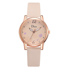 High Quality Women Watches Simple Digital Dial Ladies Fashion Quartz Wristwatch Leather  Strap Clock  Casual Reloj Mujer @50