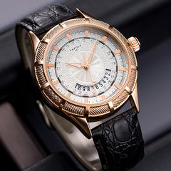 Men Watches 2019 Luxury Brand Classic Business Big Gear Calendar European And American Quartz Watch Man zegarek meski