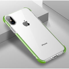 Shockproof Bumper Transparent Silicone Phone Case For iPhone 11Pro Max X XR XS Max 8 7 6 6S Plus Transparent protection Cover