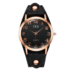Simple Style Roman Numerals Leather Strap Ladies Watch Temperament Women's Watches Bayan Kol Saaty Fashion Minimalism Clock@50
