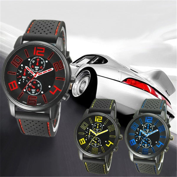 Casual Men's Quartz Watch Relogio Masculino Classic Saati Leather Watches Elegant Sports Out Door Wristwatch Male Relojes