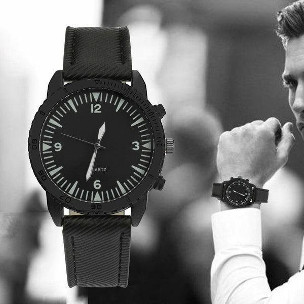 Men Watch New Retro Design Leather Band Analog Alloy Quartz Watch Mens new arrival in men wrist watches relogio masculino