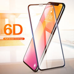 6D Full Cover Tempered Glass On The For iPhoneX 6 7 8 Plus Screen Protector For iPhone 6 6s Plus PLus Protective Glass Film