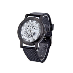 Men Wristwatch Luxury Stainless Steel Quartz Military Sport Plastic Band Dial Watch Mens relojes para hombre horloges mannen