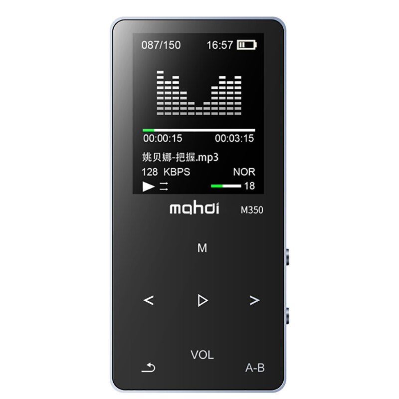 portable metal mp3 player Built-in Speakers e-book fm radio clock audio recorder flac lossless hifi sports music video player
