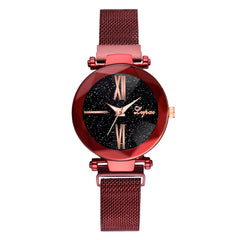 Fashion Watches Women Starry Sky Ladies Watch Magnetic Buckle Bracelet Casual Dress Quartz Wristwatch Nice Clock Reloj Mujer @50