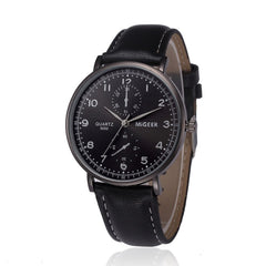 Man Wrist Watch Retro Design Leather Band Analog Alloy Quartz Wristwatch Mens watches mens 2019 relogios masculinos