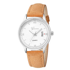 DISU Men's Boys Wrist Watches Leather Date Waterproof Quartz Business Watch man wrist watches day date mens watches