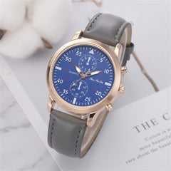 Man Wrist Watch Fashion Leather Alloy Analog Quartz Business Watches Mens 2019 Watch Man relogio masculino Men Wristwatch Clock