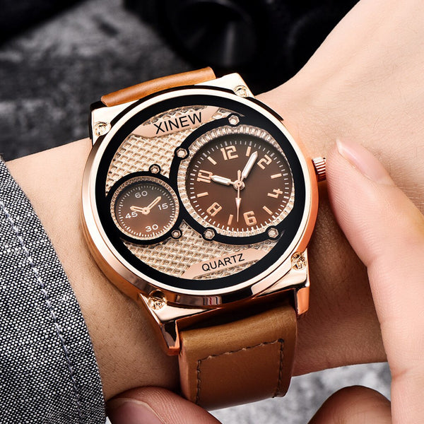 Men's Male Watches Luxury Famous Business Fashion Quartz Watch Clock zegarek meski relojes para hombre montre homme