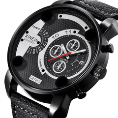 Mens Watches Waterproof Sport Chronograph Quartz Military Wrist Watch Man Reloj Hombre 2019 horloges mannen relogio masculino