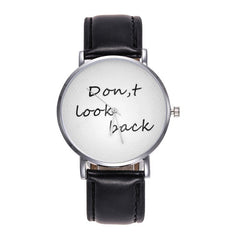 The Current Popular Factor Dicaihong   Don,t Look back Letter Watch Kol Saati Montre Femme  Zegarki Damskie Reloj De Mujer@50