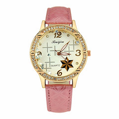 Disc Cute Style Symbol Star Pattern Roman Numerals Ladies Watch Nice Orologio Donna Women's Watches Reloj De Mujer Clock @50
