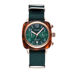 Men Watch Luxury Temperament Square Dial Canvas Watchband Analog Quartz Watch Man Reloj Hombre 2019 Men Wristwatch Clock