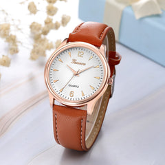 Men Watch Luxury Fashion Faux Leather Blue Ray Glass Quartz Analog Watch Man new arrival in men wrist watches relogios masculino
